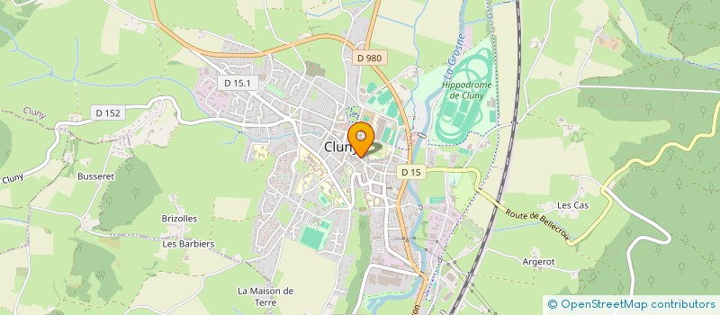 localisation de l'entreprise LE JARDIN SECRET à CLUNY
