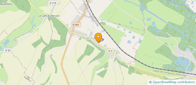 localisation de l'entreprise LE JARDIN SOLIDAIRE  LIERCOURT