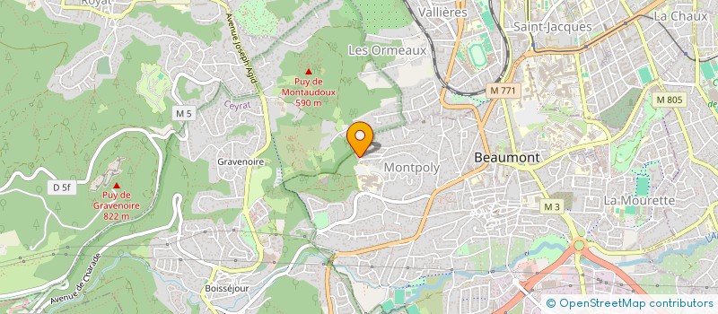 localisation de l'entreprise LE JARDIN STEPHUB  BEAUMONT