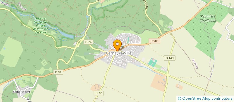 localisation de l'entreprise LE JARDIN SUCRE à CERNAY-LA-VILLE