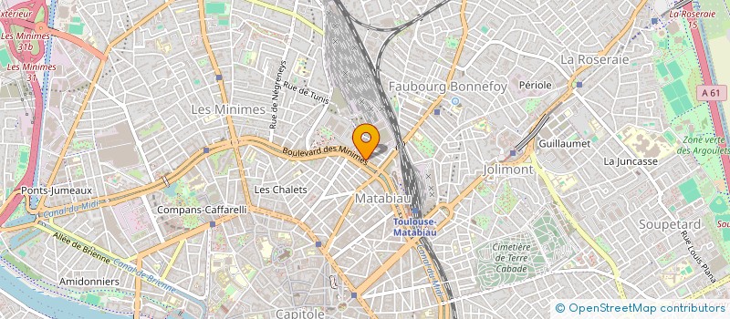 localisation de l'entreprise LE JARDIN URBAIN à TOULOUSE