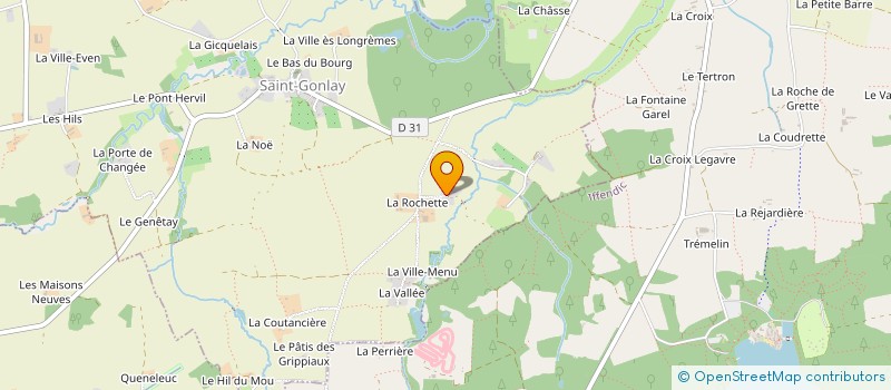 localisation de l'entreprise LE JARDIN VINCENT  SAINT-GONLAY