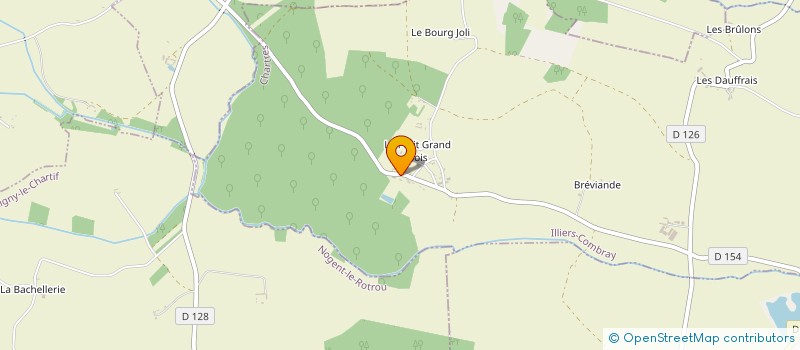 localisation de l'entreprise LE JARDINIER DU PETIT GRAND BOIS à ILLIERS-COMBRAY