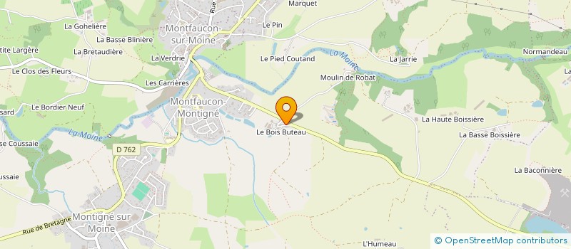 localisation de l'entreprise LE JARTDIN à SEVREMOINE