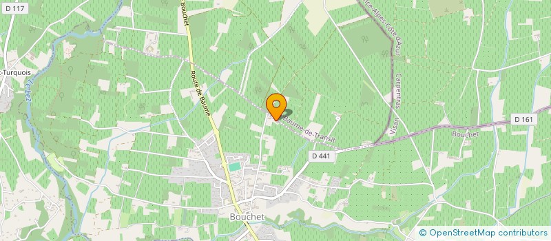 localisation de l'entreprise LE JAS  BOUCHET