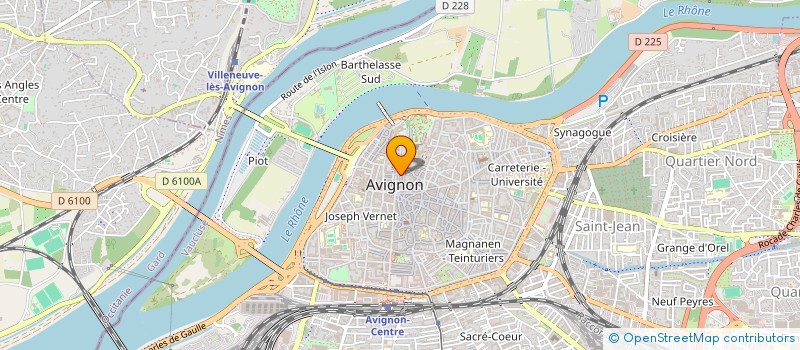 localisation de l'entreprise LE JAS  AVIGNON