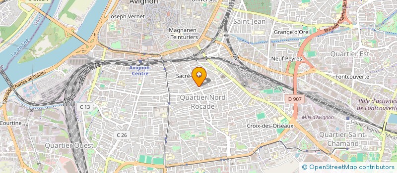 localisation de l'entreprise LE JAS DES SOURCES  AVIGNON