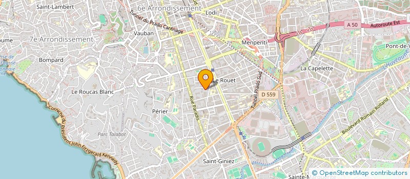 localisation de l'entreprise LE JAS DU LITTORAL  MARSEILLE