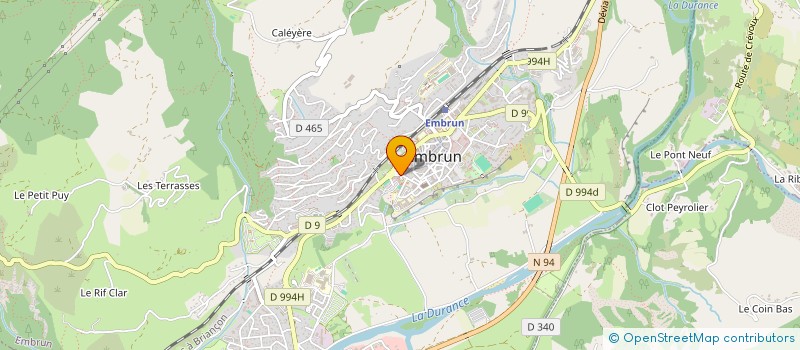 localisation de l'entreprise LE JASMIN  EMBRUN