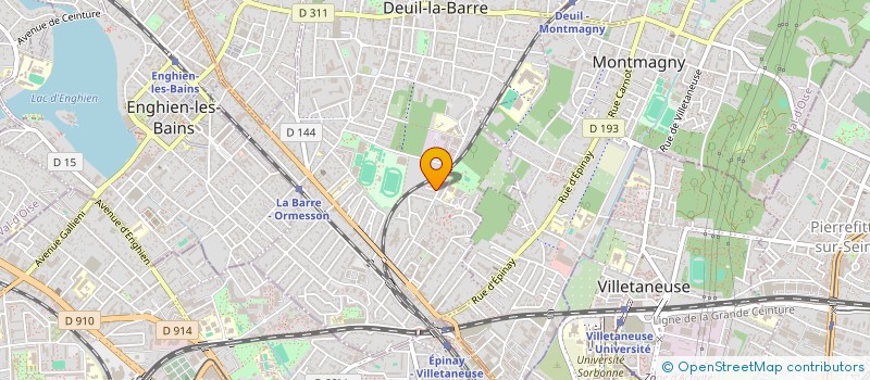 localisation de l'entreprise LE JASMIN  DEUIL-LA-BARRE