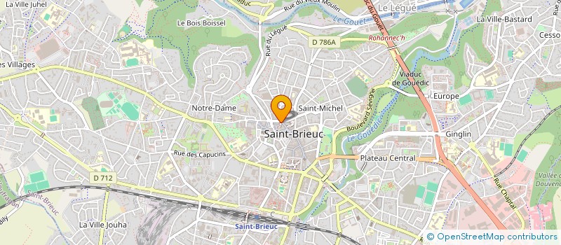 localisation de l'entreprise LE JASMIN à SAINT-BRIEUC