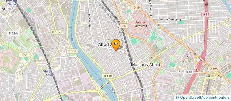 localisation de l'entreprise LE JASMIN 94  ALFORTVILLE