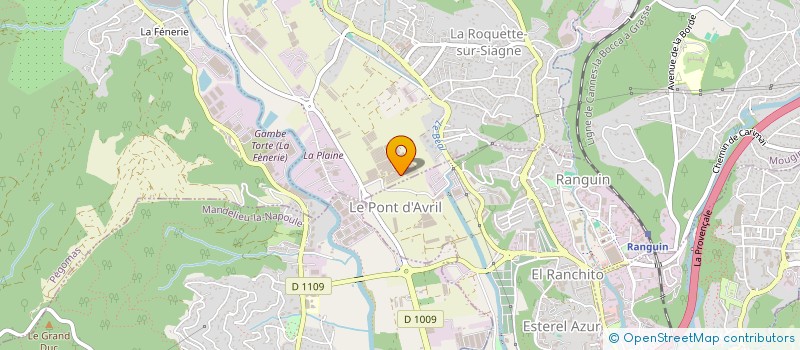 localisation de l'entreprise LE JASSON à LA ROQUETTE-SUR-SIAGNE