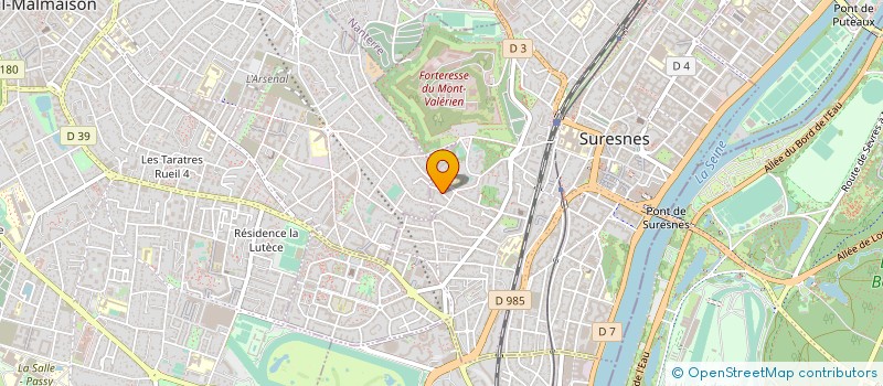 localisation de l'entreprise LE JAUNE DE SIENNE à SURESNES