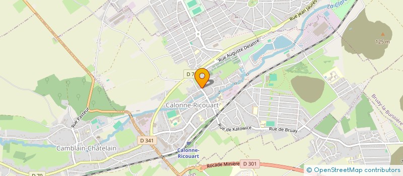 localisation de l'entreprise LE JAVELOT CLUB CALONNOIS à CALONNE-RICOUART