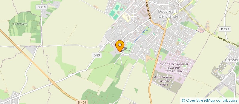 localisation de l'entreprise LE JAVHOD'EY à DOUVRES-LA-DELIVRANDE