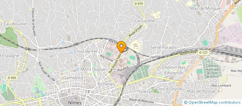 localisation de l'entreprise LE JEAN B à NIMES