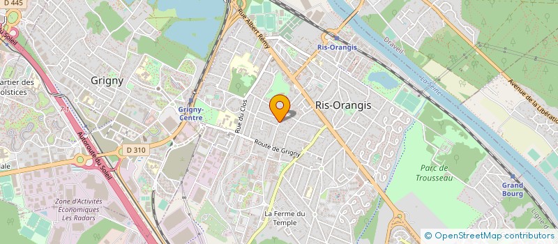 localisation de l'entreprise LE JEAN JAURES à RIS-ORANGIS