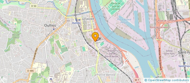 localisation de l'entreprise LE JEAN JAURES  OULLINS-PIERRE-BENITE