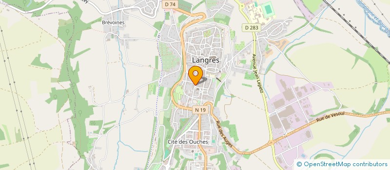 localisation de l'entreprise LE JEANNE D ARC III à LANGRES