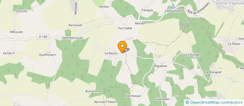 localisation de l'entreprise LE JELOUX I.E.C.M  MALGUENAC