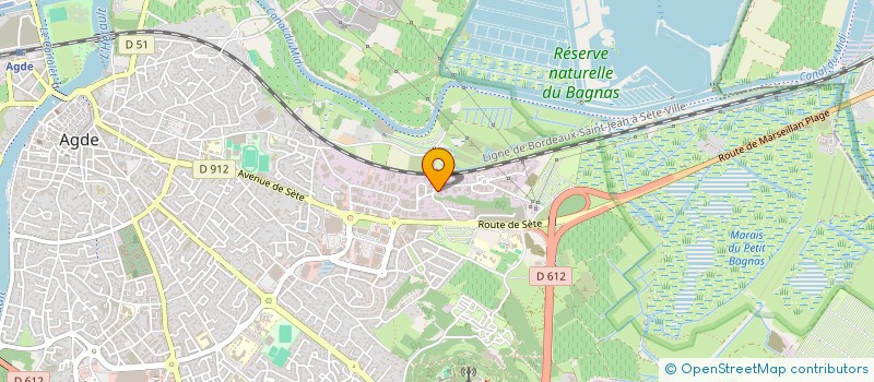 localisation de l'entreprise LE JENCHRIS  AGDE