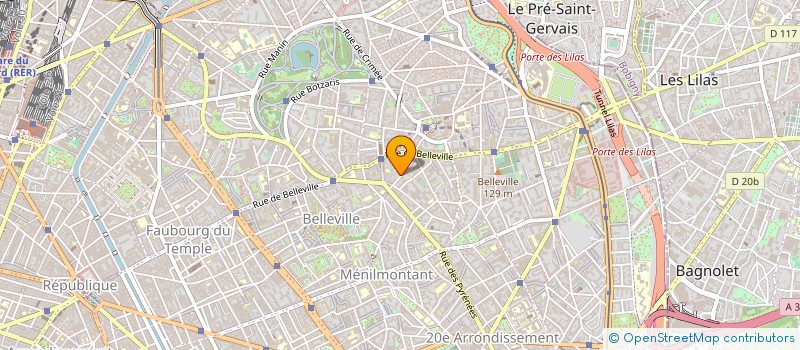 localisation de l'entreprise LE JERSEY DE PARIS à PARIS