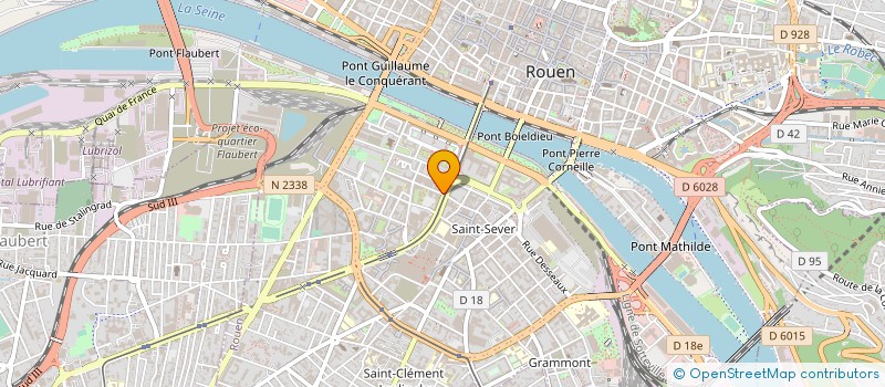 localisation de l'entreprise LE JET D EAU à ROUEN