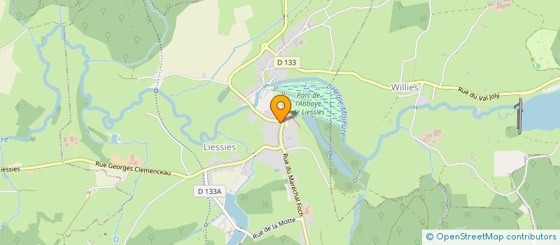 localisation de l'entreprise LE JEUNE AVESNOIS  LIESSIES