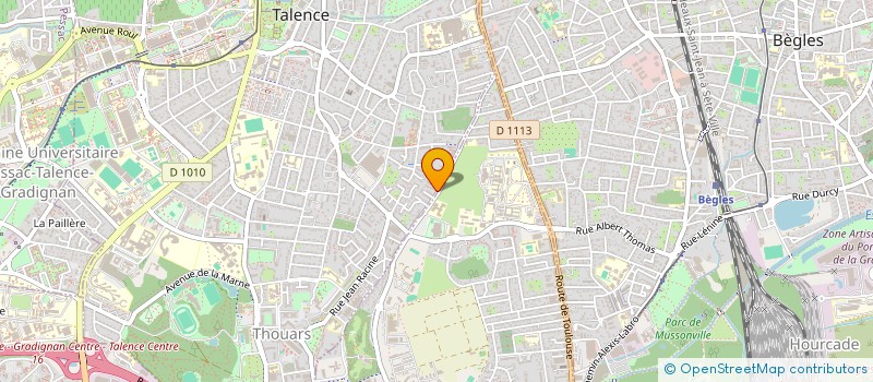 localisation de l'entreprise LE JEUNE ENTREPRISE à TALENCE