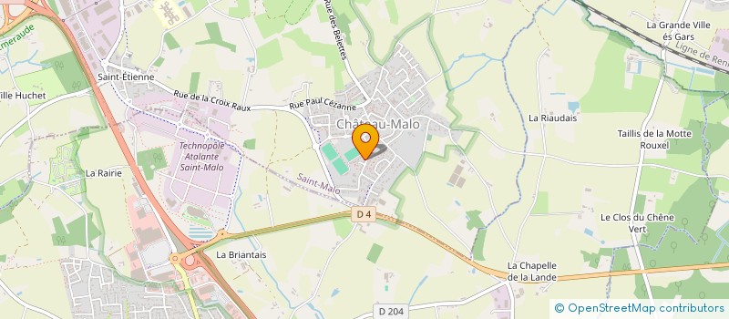 localisation de l'entreprise LE JEUNIMMOBILIER  SAINT-MALO