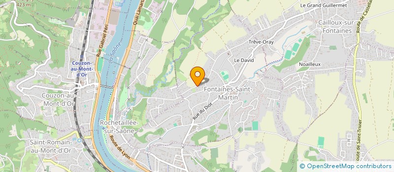 localisation de l'entreprise LE JIVA PARADISE  FONTAINES-SAINT-MARTIN