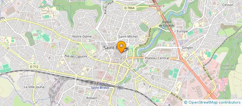 localisation de l'entreprise LE JOBAR à SAINT-BRIEUC