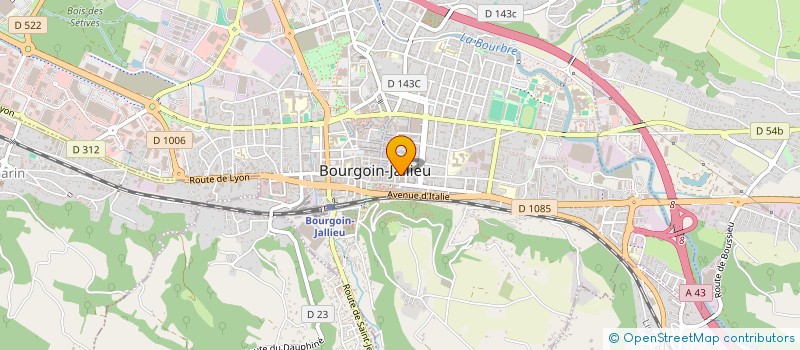localisation de l'entreprise LE JOBFIT  BOURGOIN-JALLIEU