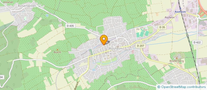 localisation de l'entreprise LE JOCKER à ROSHEIM