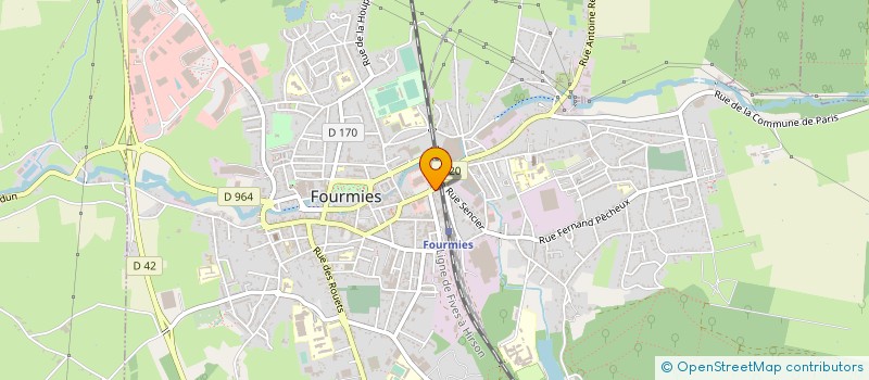 localisation de l'entreprise LE JOCKEY CLUB SARL  FOURMIES