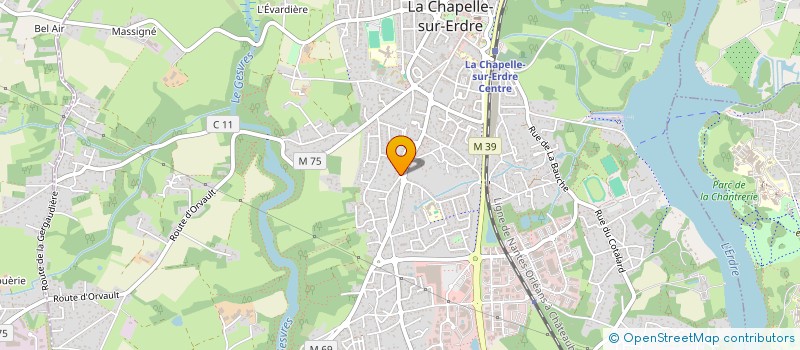 localisation de l'entreprise LE JOCONDE à LA CHAPELLE-SUR-ERDRE