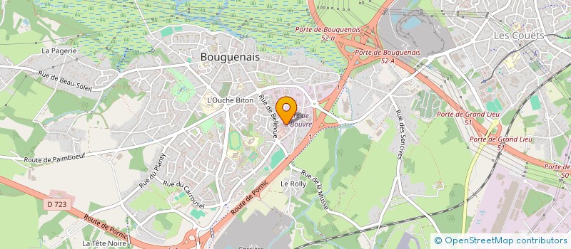 localisation de l'entreprise LE JOINT NANTAIS APPLICATIONS à BOUGUENAIS