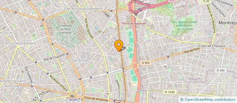 localisation de l'entreprise LE JOK'HAIR  PARIS