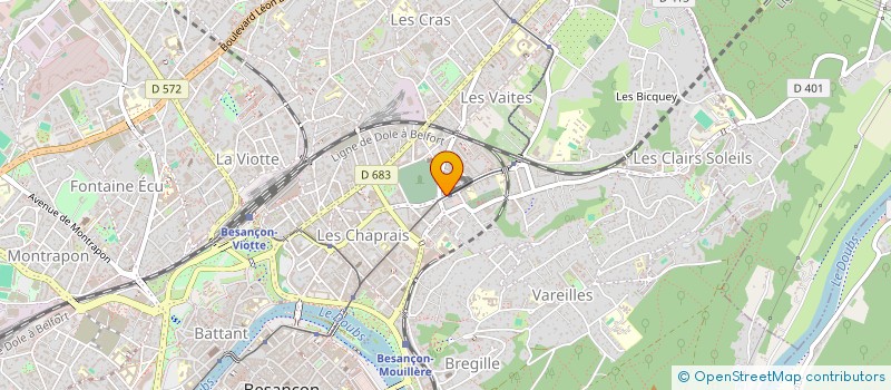 localisation de l'entreprise LE JOKER 25000 à BESANCON