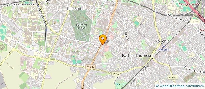 localisation de l'entreprise LE JOKER à FACHES-THUMESNIL