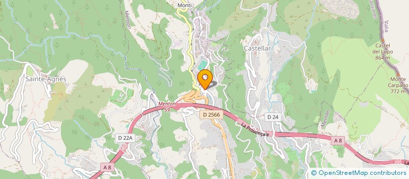 localisation de l'entreprise LE JOKER à MENTON