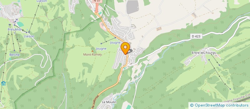 localisation de l'entreprise LE JOKER  JOUGNE