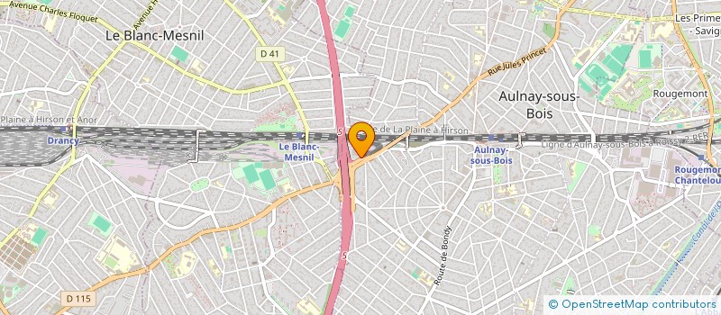localisation de l'entreprise LE JOKER AUTO à AULNAY-SOUS-BOIS