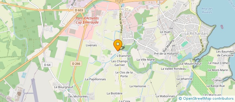 localisation de l'entreprise LE JOLI BOIS  PLEURTUIT