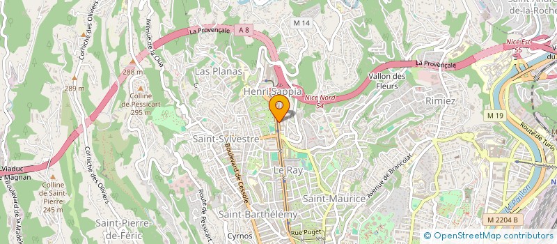 localisation de l'entreprise LE JOLI CHOEUR DE BEAULIEU (LJCDB)  NICE