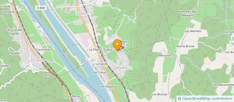 localisation de l'entreprise LE JOLI PETIT COCHON ROSE  GERVANS