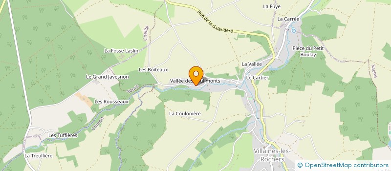 localisation de l'entreprise LE JOLI VAL  VILLAINES-LES-ROCHERS