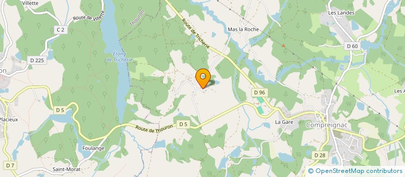 localisation de l'entreprise LE JOLICOUDERT à COMPREIGNAC