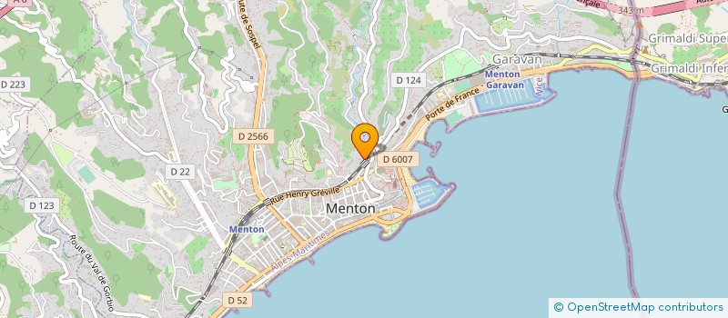 localisation de l'entreprise LE JOLIMONT  MENTON